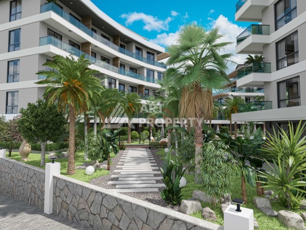 Новый привлекательный проект в центре Алании с инфраструктурой 5 звездочного отеля Алании - Ракурс 15