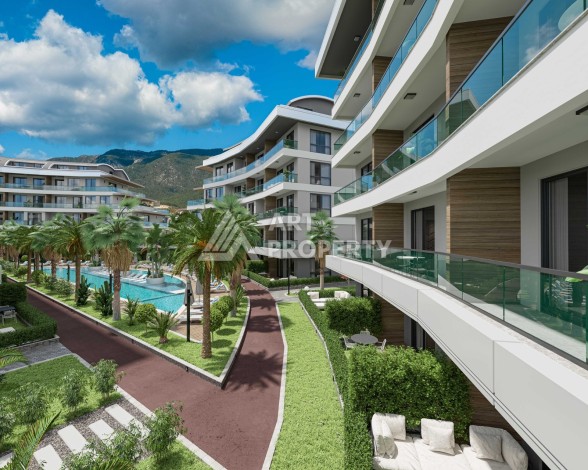 Новый привлекательный проект в центре Алании с инфраструктурой 5 звездочного отеля Алании - Ракурс 17