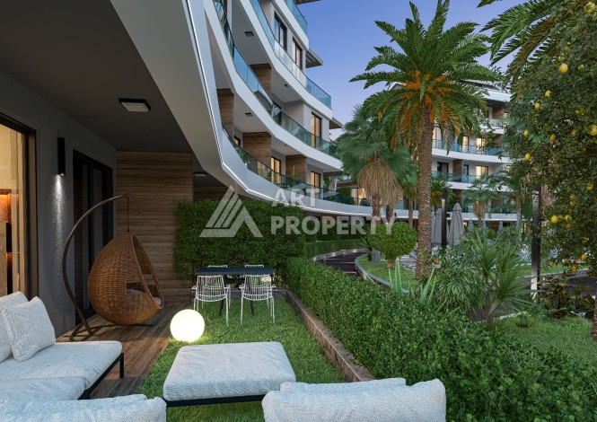 Новый привлекательный проект в центре Алании с инфраструктурой 5 звездочного отеля Алании - Ракурс 25