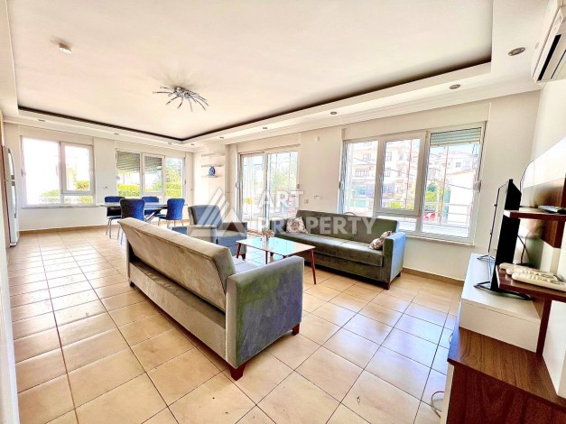 Квартира 3+1 с потрясающим видом на море и крепость в самом центре Алании - Ракурс 11