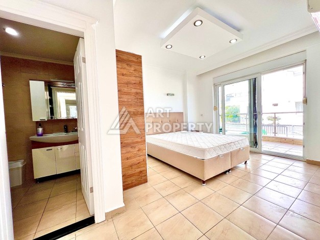 Квартира 3+1 с потрясающим видом на море и крепость в самом центре Алании - Ракурс 14