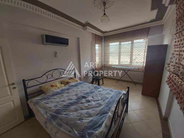 Уютная квартира 3+1 с видом на море и крепость в центре Алании - Ракурс 7