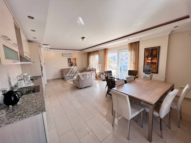 Уютный дуплекс 4+1 с видом на море и замок в центре Алании - Ракурс 5