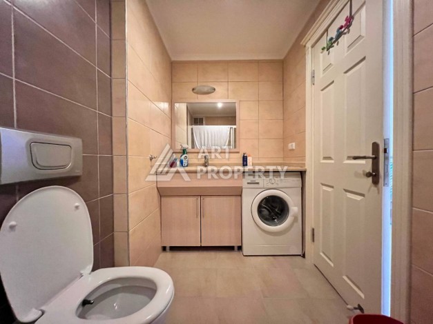 Уютный дуплекс 4+1 с видом на море и замок в центре Алании - Ракурс 22