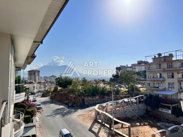 Уютный дуплекс 4+1 с видом на море и замок в центре Алании - Ракурс 27