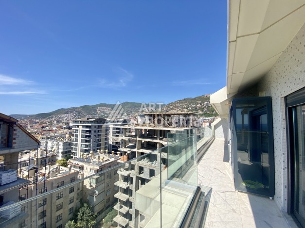 Видовые апартаменты 4+1 для получения гражданства с центре Алании - Ракурс 20