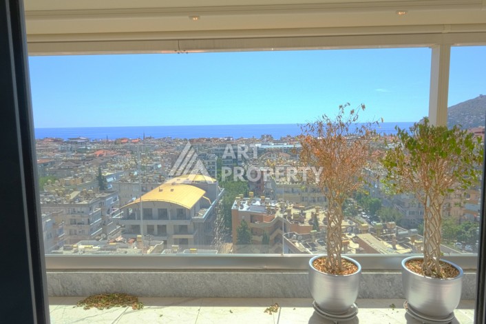 Видовые апартаменты 4+1 для получения гражданства с центре Алании - Ракурс 32