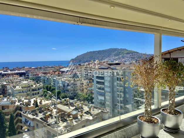 Видовые апартаменты 4+1 для получения гражданства с центре Алании - Ракурс 34