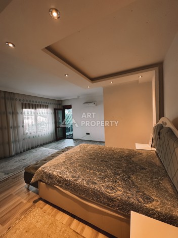 Квартира 3+1 на первой линии моря в Кестеле Аланья в уютном комплексе - Ракурс 11