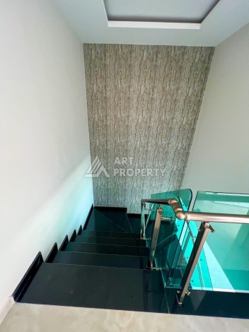 Роскошные апартаменты 4+1  с видом на море в Махмутларе - Ракурс 5