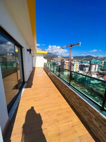 Роскошные апартаменты 4+1  с видом на море в Махмутларе - Ракурс 11