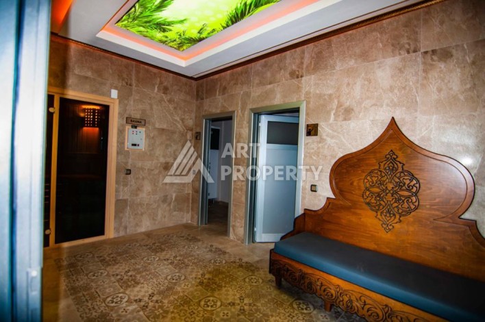 Роскошные апартаменты 4+1  с видом на море в Махмутларе - Ракурс 23