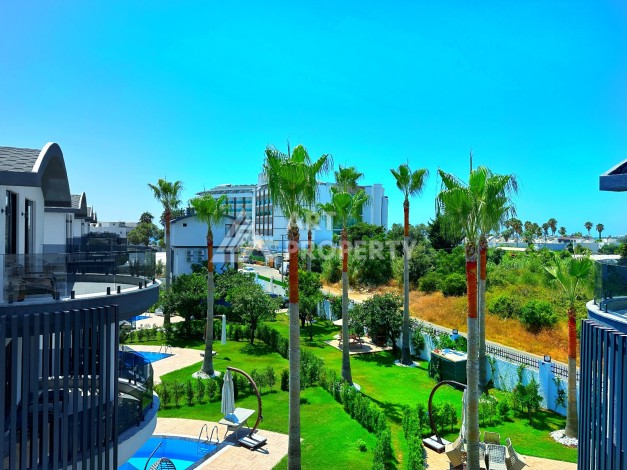 Шикарная отдельная вилла с собственным бассейном в развивающемся районе Паяллар Алания районе - Ракурс 5