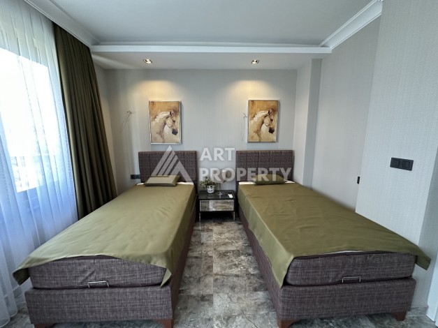 Шикарная отдельная вилла с собственным бассейном в развивающемся районе Паяллар Алания районе - Ракурс 18