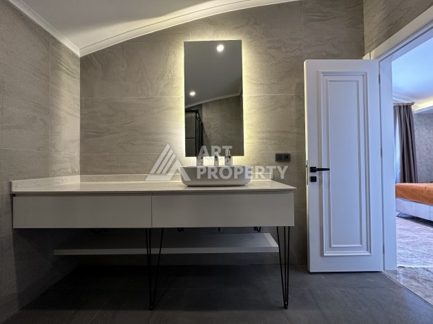 Шикарная отдельная вилла с собственным бассейном в развивающемся районе Паяллар Алания районе - Ракурс 24