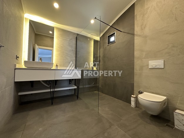 Шикарная отдельная вилла с собственным бассейном в развивающемся районе Паяллар Алания районе - Ракурс 26