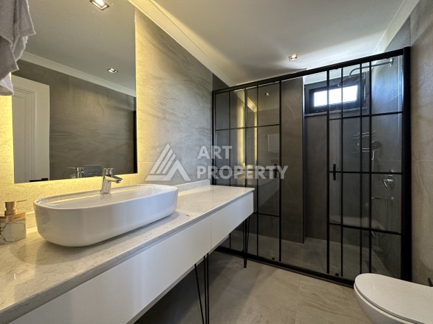 Шикарная отдельная вилла с собственным бассейном в развивающемся районе Паяллар Алания районе - Ракурс 27