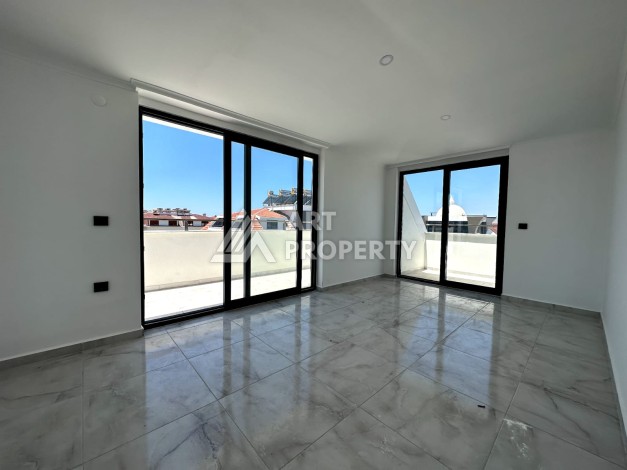 Дуплекс 5+1 с видом на море в элитном районе Кестел всего 200 метров от моря - Ракурс 6