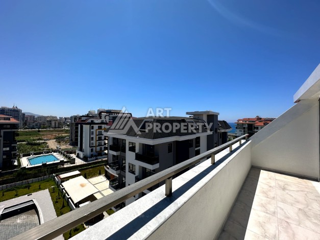 Дуплекс 5+1 с видом на море в элитном районе Кестел всего 200 метров от моря - Ракурс 12