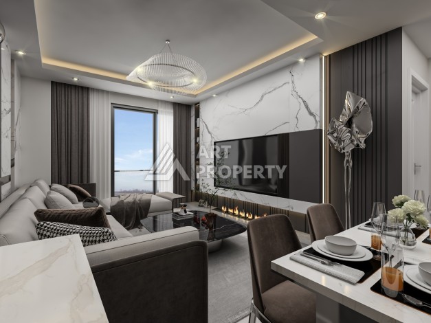 Новый проект в экологически чистом районе Авсаллар на начальной стадии строительства - Ракурс 10