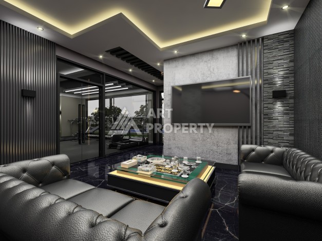 Новый проект в экологически чистом районе Авсаллар на начальной стадии строительства - Ракурс 13