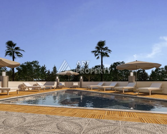 Новый проект в экологически чистом районе Авсаллар на начальной стадии строительства - Ракурс 22