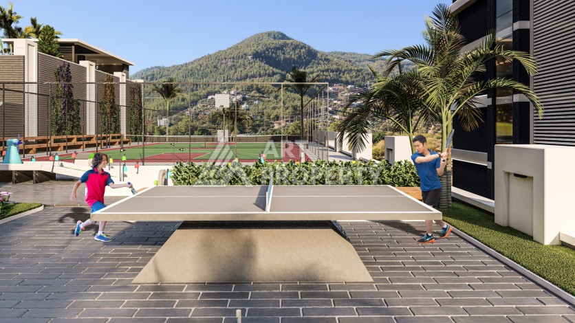 Квартира в 1+1 в новом доме в районе Демирташ! - Ракурс 11