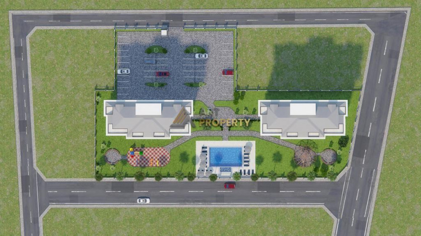 Новый инвестиционный проект в фантастическом месте Демирташ, Алания, рядом со Средиземным морем - Ракурс 3