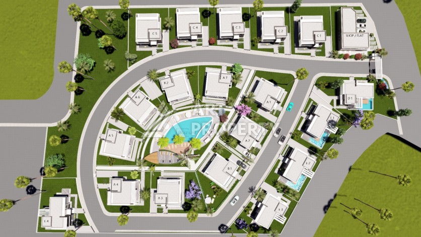 Проект вилл с различными планировками в шаговой доступности к морю! - Ракурс 8