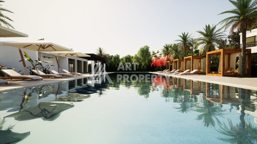 Шикарный комплекс вилл рядом с оливковой рощей в районе Гирне - Ракурс 2