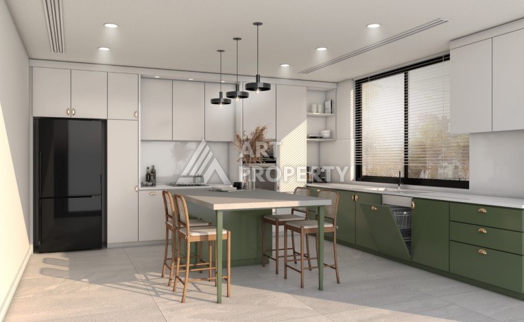 Шикарный комплекс вилл рядом с оливковой рощей в районе Гирне - Ракурс 10