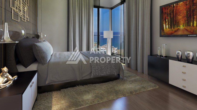 Красивый проект возле моря на завершающей стадии строительства в районе Гирне - Ракурс 17