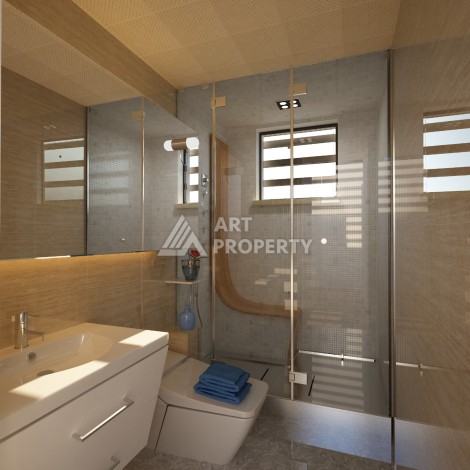 Красивый проект возле моря на завершающей стадии строительства в районе Гирне - Ракурс 19