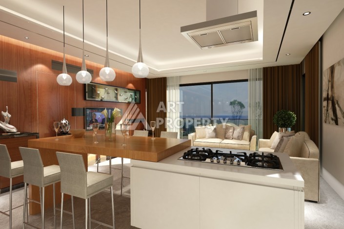 Красивый проект возле моря на завершающей стадии строительства в районе Гирне - Ракурс 23