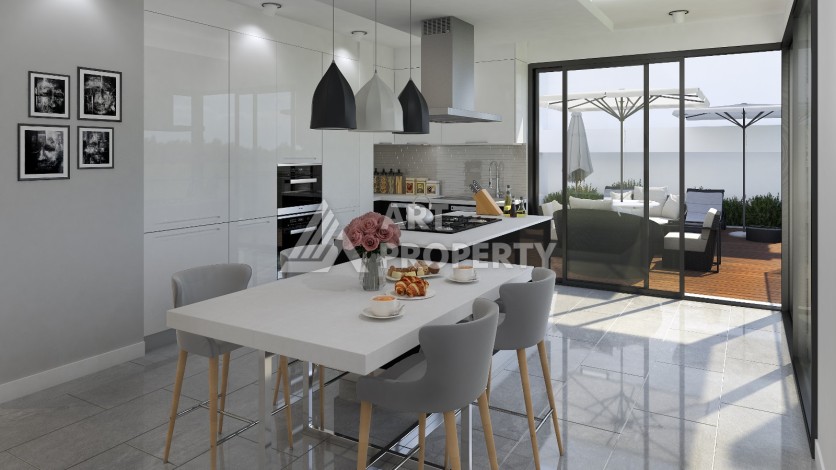 Красивый проект возле моря на завершающей стадии строительства в районе Гирне - Ракурс 32