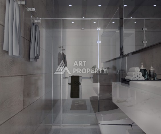 Красивый проект возле моря на завершающей стадии строительства в районе Гирне - Ракурс 35