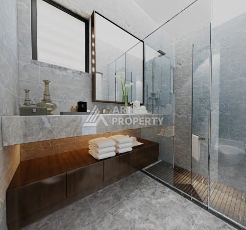 Красивый проект возле моря на завершающей стадии строительства в районе Гирне - Ракурс 36