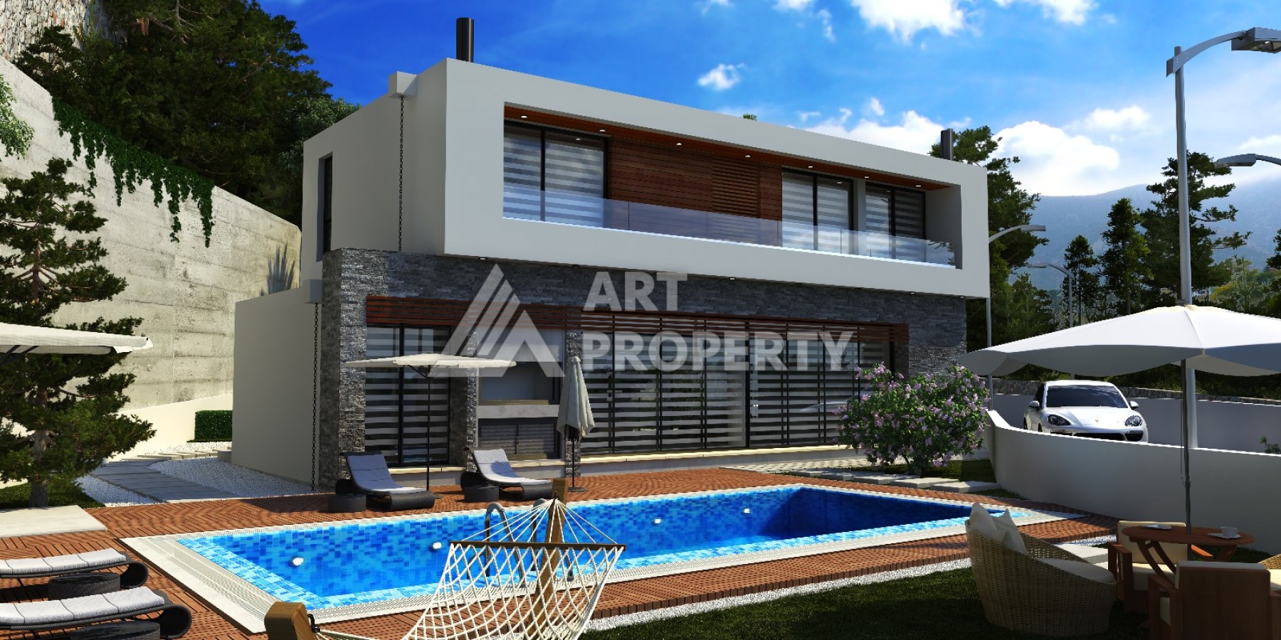 Уникальная Вилла 4+1 в Северный Кипр Гирне (700-1000м²) ID:4539