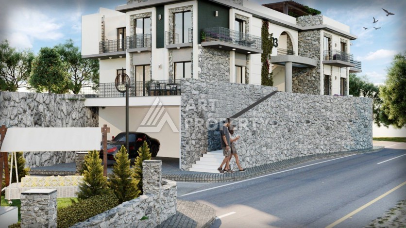 Квартиры 3+1 в живописном районе  Чаталкей Кипр - Ракурс 5