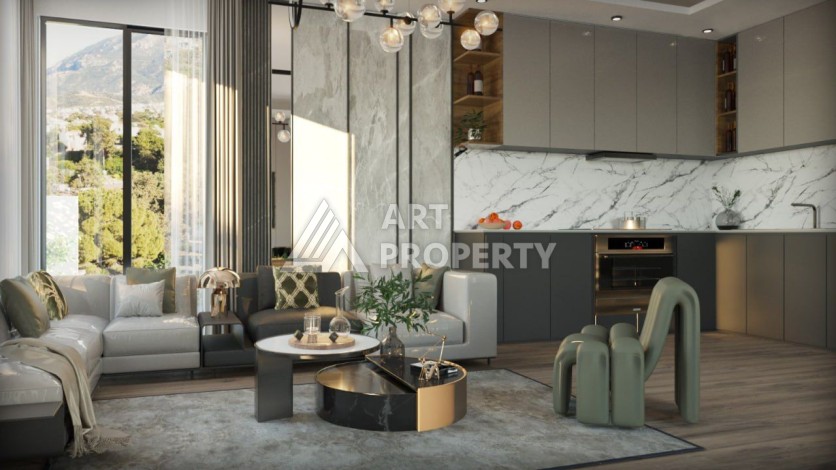 Квартиры 3+1 в живописном районе  Чаталкей Кипр - Ракурс 15