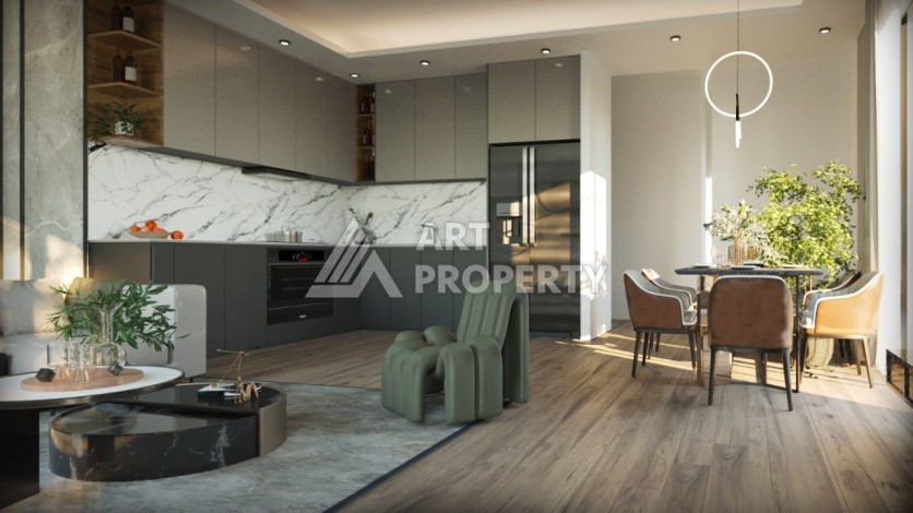 Квартиры 3+1 в живописном районе  Чаталкей Кипр - Ракурс 17