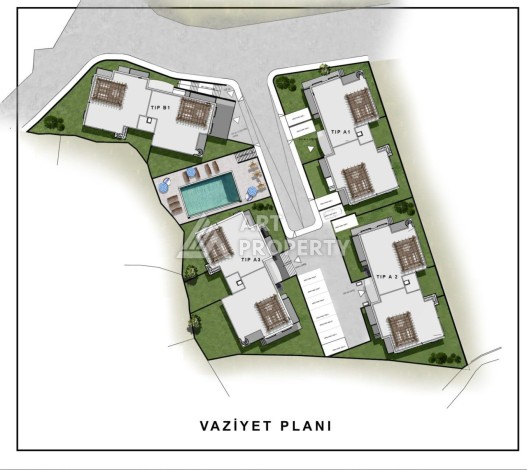 Квартиры 3+1 в живописном районе  Чаталкей Кипр - Ракурс 18