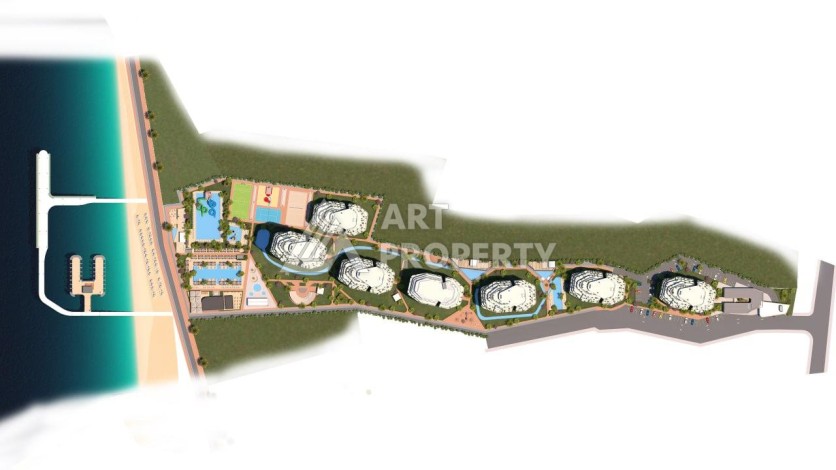 Эксклюзивный комплекс с полной инфраструктурой рядом с  мариной - Ракурс 14
