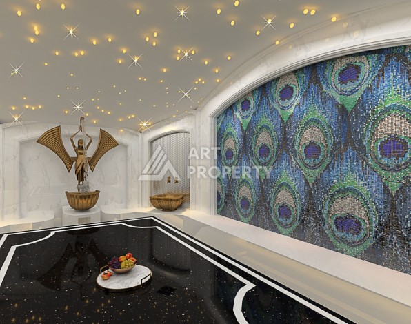 Элитная квартира 1+1 от качественного застройщика в центре Алании - Ракурс 12