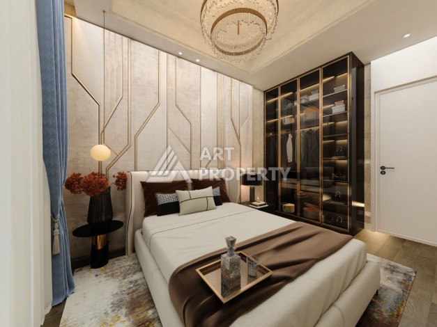 Элитная квартира 1+1 от качественного застройщика в центре Алании - Ракурс 6