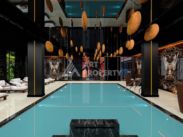 Элитная квартира 1+1 от качественного застройщика в центре Алании - Ракурс 18