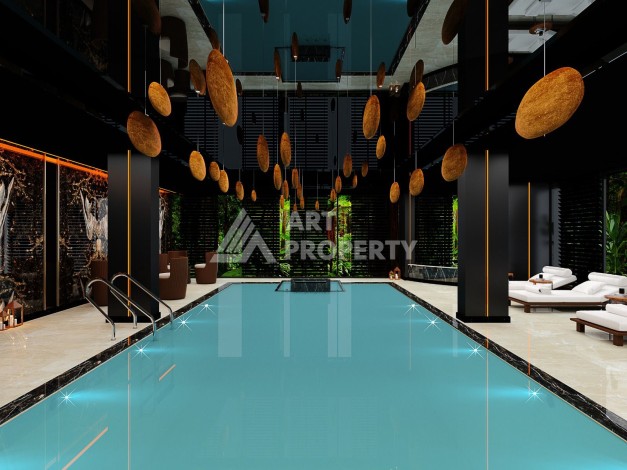 Элитная квартира 1+1 от качественного застройщика в центре Алании - Ракурс 40