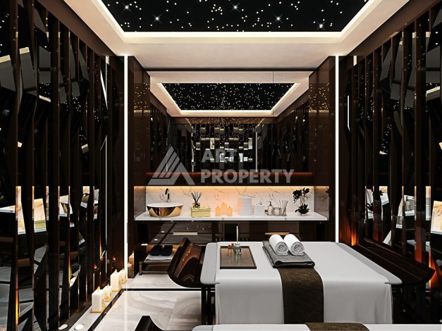 Элитная квартира 1+1 от качественного застройщика в центре Алании - Ракурс 42