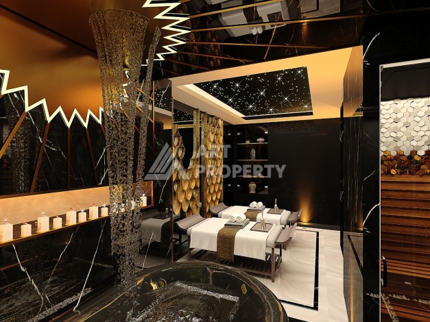 Элитная квартира 1+1 от качественного застройщика в центре Алании - Ракурс 43