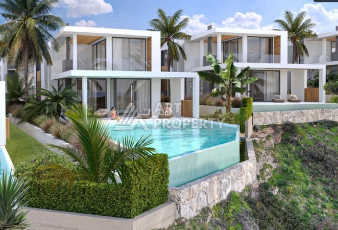 Уникальный комплекс вилл и апартаментов всего 200 метров до моря в районе Гирне - Ракурс 3